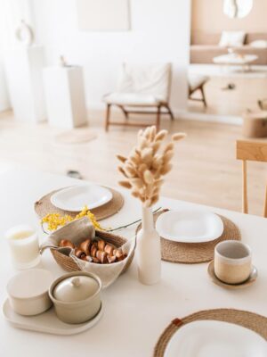 Салфетка для сервировки стола из джута